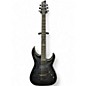 Used Schecter Guitar Research Hellraiser C1 TRANSPARENT BLACK Solid Body Electric Guitar thumbnail