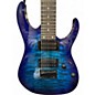 Used Ibanez Gio 7 String Trans Blue Solid Body Electric Guitar