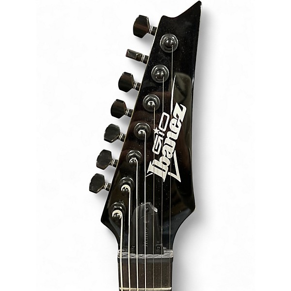 Used Ibanez Gio 7 String Trans Blue Solid Body Electric Guitar