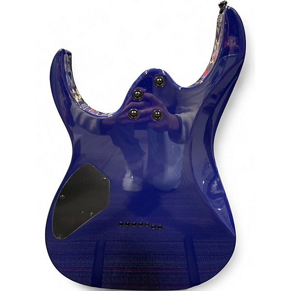 Used Ibanez Gio 7 String Trans Blue Solid Body Electric Guitar