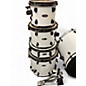 Used SPL 5 Piece Drum set White Drum Kit