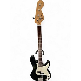 Used Squier Affinity Precision Bass Black Electric Bass Guitar