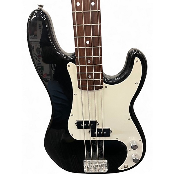 Used Squier Affinity Precision Bass Black Electric Bass Guitar