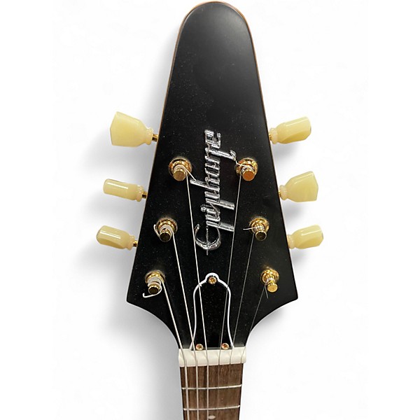 Used Epiphone 1958 Korina Flying V Blonde Solid Body Electric Guitar