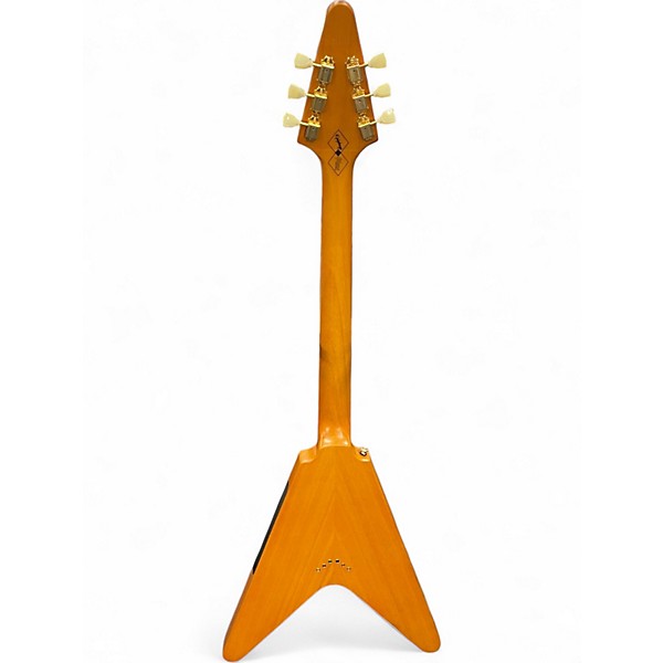 Used Epiphone 1958 Korina Flying V Blonde Solid Body Electric Guitar