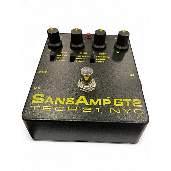 Used Tech 21 Sansamp GT2 Tube Amp Emulator Effect Pedal