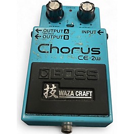 Used BOSS CE2W Waza Craft Chorus Effect Pedal