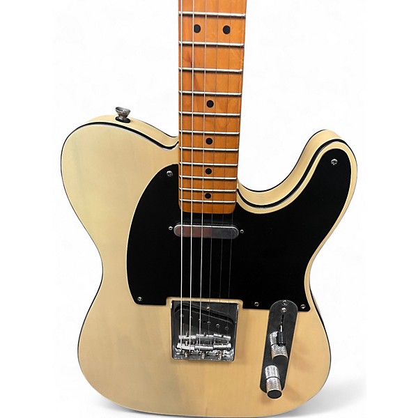 Used Squier 40th Anniversary Telecaster Vintage Blonde Solid Body Electric Guitar