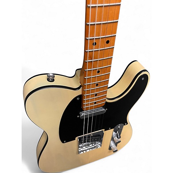 Used Squier 40th Anniversary Telecaster Vintage Blonde Solid Body Electric Guitar