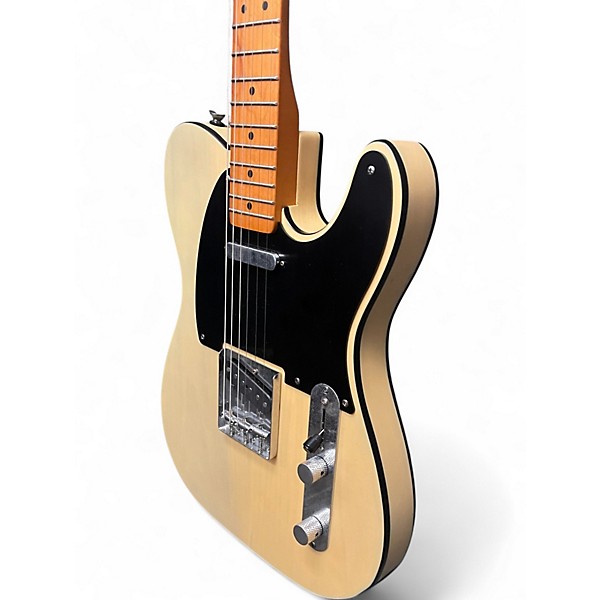 Used Squier 40th Anniversary Telecaster Vintage Blonde Solid Body Electric Guitar