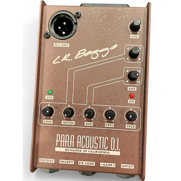 Used LR Baggs Para Acoustic DI Direct Box Pre With EQ Direct Box