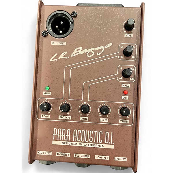 Used LR Baggs Para Acoustic DI Direct Box Pre With EQ Direct Box