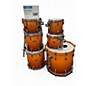 Used Pearl 6 Piece Reference Series Rootbeer Fade Drum Kit thumbnail