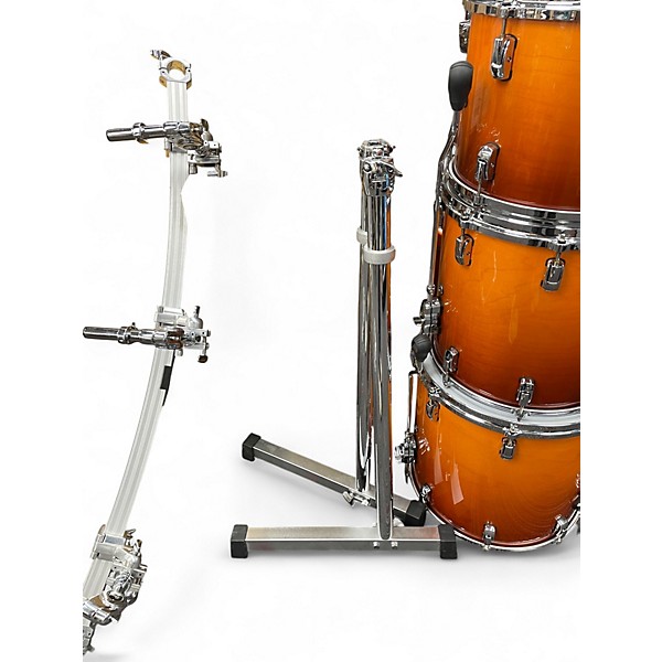 Used Pearl 6 Piece Reference Series Rootbeer Fade Drum Kit