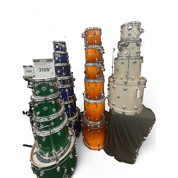 Used Pearl 6 Piece Reference Series Rootbeer Fade Drum Kit