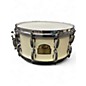 Used Pearl 6.5X14 Dennis Chambers 6.5x14 Snare Alpine White Drum thumbnail