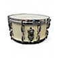 Used Pearl 6.5X14 Dennis Chambers 6.5x14 Snare Alpine White Drum
