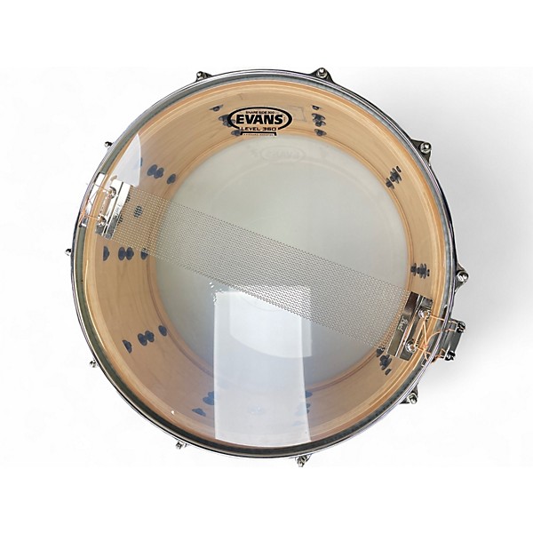 Used Pearl 6.5X14 Dennis Chambers 6.5x14 Snare Alpine White Drum