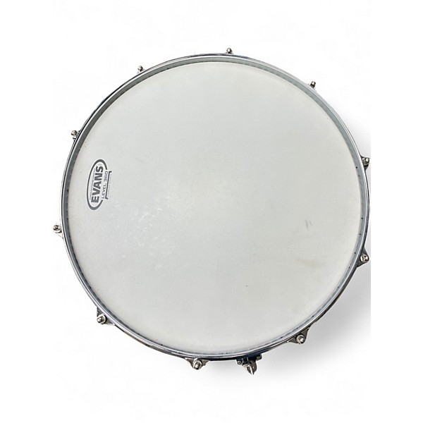 Used Pearl 6.5X14 Dennis Chambers 6.5x14 Snare Alpine White Drum