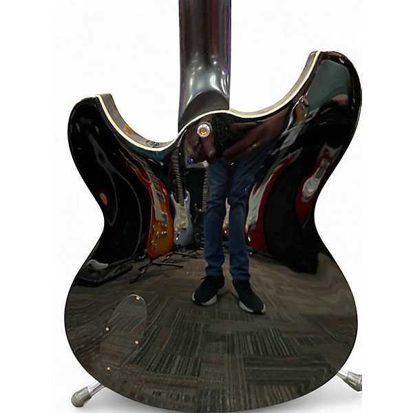 Used Rivolta REGATA Black Hollow Body Electric Guitar