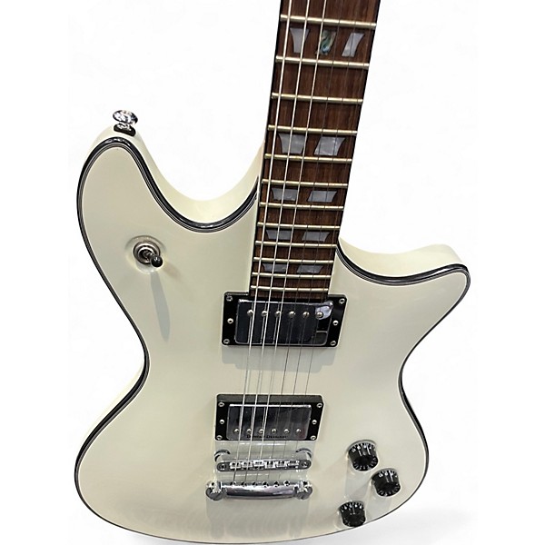 Used Schecter Guitar Research Diamond Series PT Alpine White Solid Body Electric Guitar