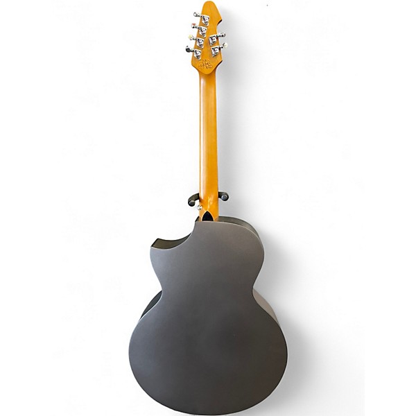 Used Schecter Guitar Research DJ Ashba Satin Carbon Grey Acoustic Electric Guitar