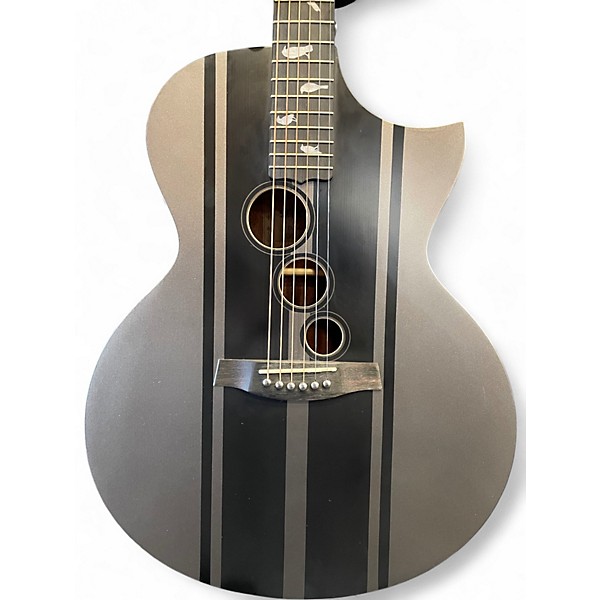 Used Schecter Guitar Research DJ Ashba Satin Carbon Grey Acoustic Electric Guitar