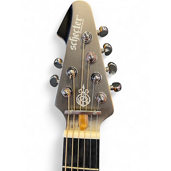 Used Schecter Guitar Research DJ Ashba Satin Carbon Grey Acoustic Electric Guitar