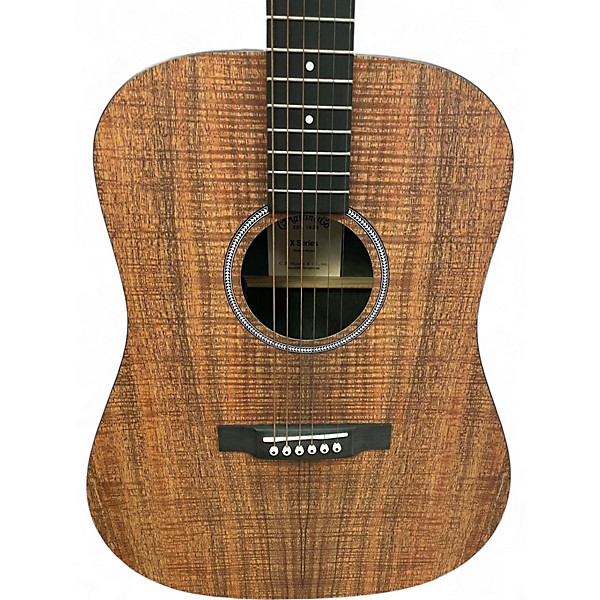 Used Martin DX1E-01, HPL Koa Natural Acoustic Electric Guitar