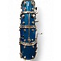 Used 2007 DW 6 Piece Collector's Series BLUE SPARKLE Drum Kit
