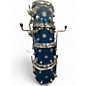 Used 2007 DW 6 Piece Collector's Series BLUE SPARKLE Drum Kit