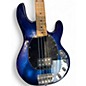 Used Sterling by Music Man Ray34 Blue Electric Bass Guitar