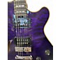 Used EVH SA-126 Trans Purple Hollow Body Electric Guitar
