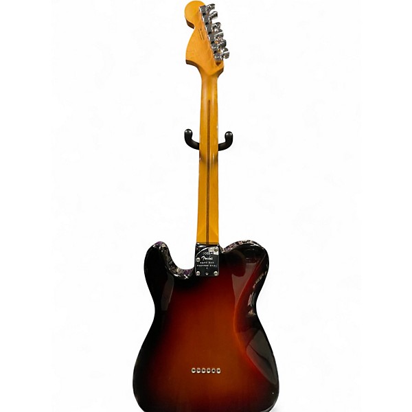 Used 2023 Fender AMERICAN PROFESSIONAL II TELECASTER DELUXE 3 Tone Sunburst Solid Body Electric Guitar