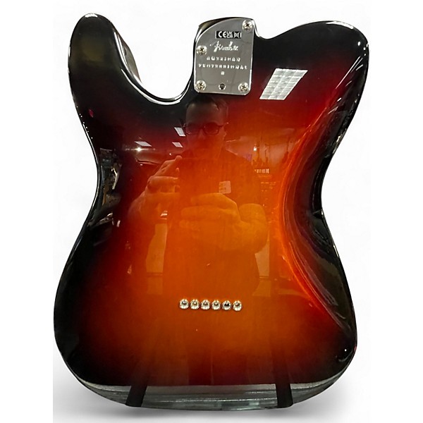 Used 2023 Fender AMERICAN PROFESSIONAL II TELECASTER DELUXE 3 Tone Sunburst Solid Body Electric Guitar