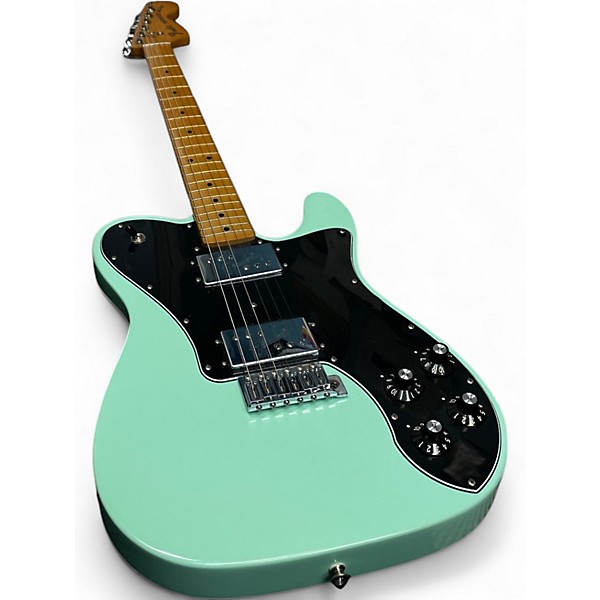 Used Fender Vintera 70s Telecaster Deluxe Surf Green Solid Body Electric Guitar
