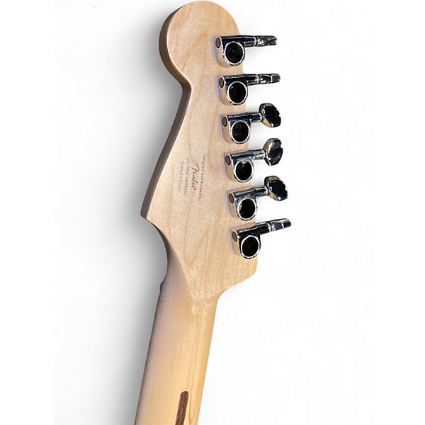 Used Squier Stratocaster HSS 2 Tone Sunburst Solid Body Electric Guitar