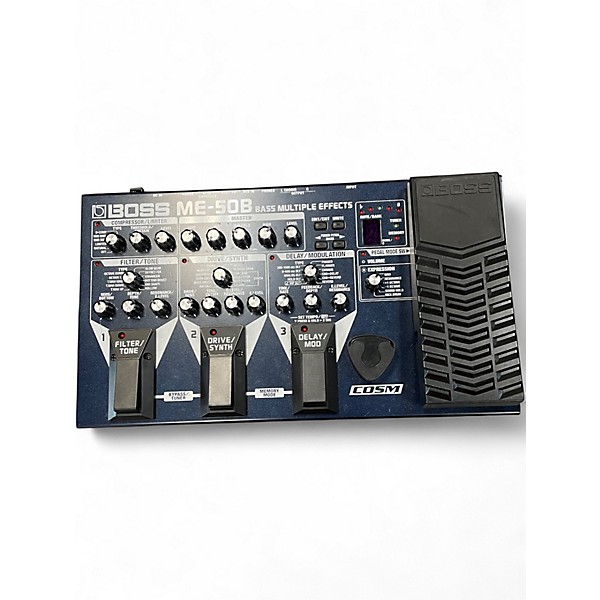Used BOSS ME50B Bass Multi Bass Effect Pedal