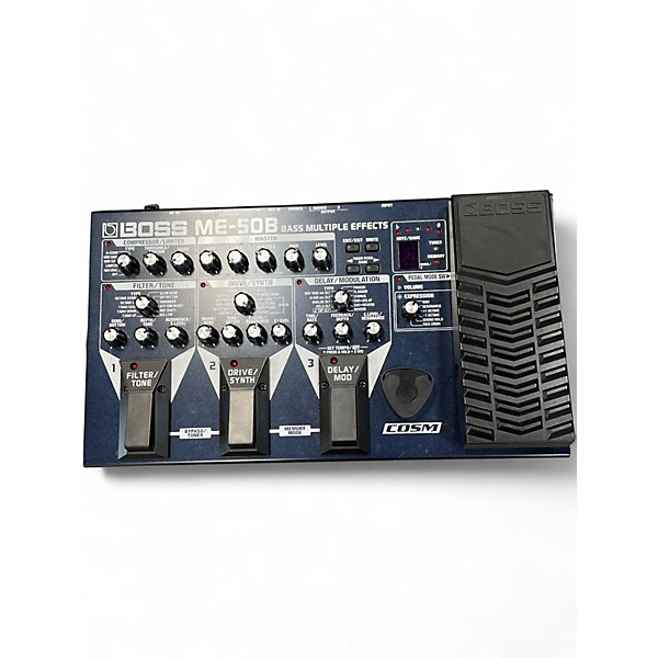 Used BOSS ME50B Bass Multi Bass Effect Pedal
