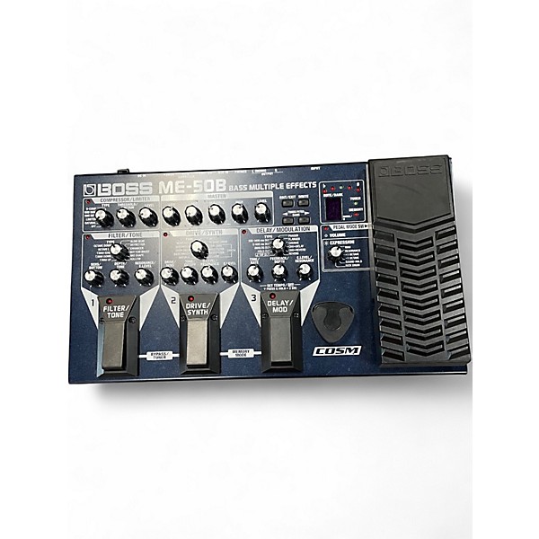 Used BOSS ME50B Bass Multi Bass Effect Pedal