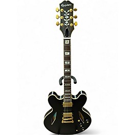 Used Epiphone Emily Wolf Signature Sheraton  Matte Black Hollow Body Electric Guitar