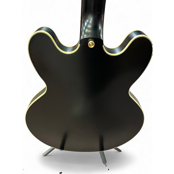 Used Epiphone Emily Wolf Signature Sheraton  Matte Black Hollow Body Electric Guitar
