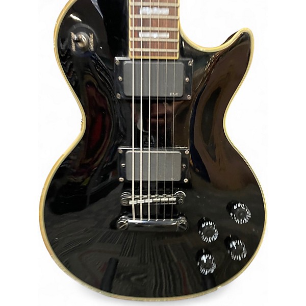 Used Epiphone LIMITED EDITION MIDNIGHT LES PAUL CUSTOM Ebony Solid Body Electric Guitar
