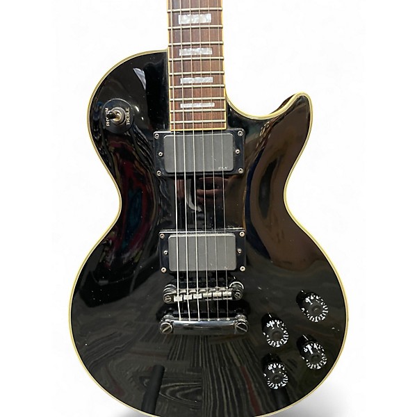 Used Epiphone LIMITED EDITION MIDNIGHT LES PAUL CUSTOM Ebony Solid Body Electric Guitar