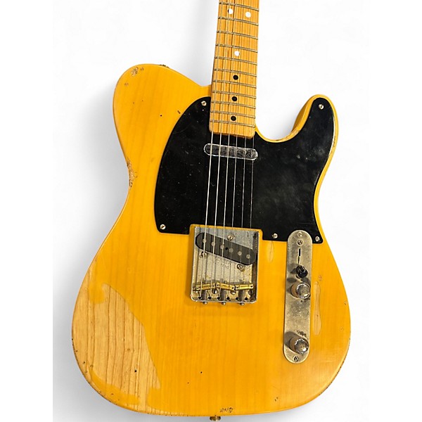 Used Fender 1952 Reissue Telecaster Butterscotch Blonde Solid Body Electric Guitar