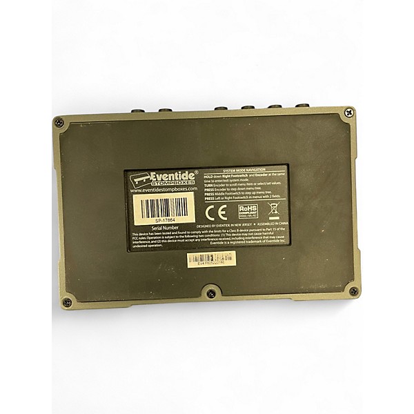 Used Eventide Space Reverb Effect Pedal