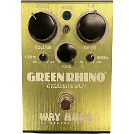 Used Way Huge Electronics WHE202 Green Rhino Overdrive Effect Pedal