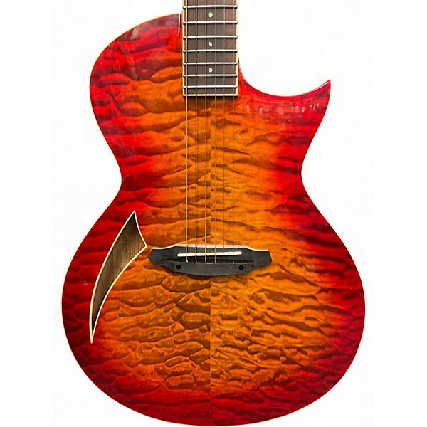 Used ESP LTD TL6 Tiger Eye Acoustic Electric Guitar