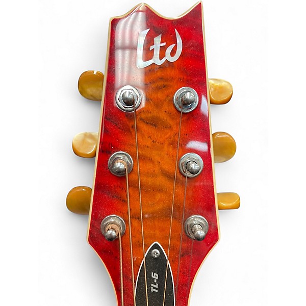 Used ESP LTD TL6 Tiger Eye Acoustic Electric Guitar