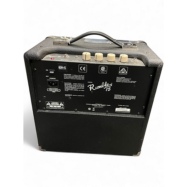 Used Fender Rumble 15 15W 1X8 Bass Combo Amp